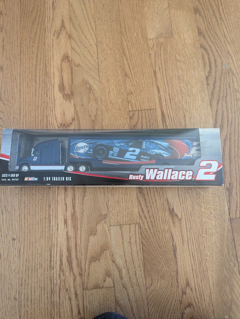 Winner's Circle Rusty Wallace 2 1:64 Trailer Rig Nascar New Officially Licensed